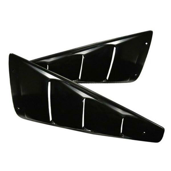 Overtime Quarter Window Louver for 05 to 09 Ford Mustang, 5 x 18 x 33 in. OV18273